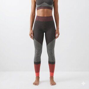 Gap Fit Motion Leggings Brown Orange Gorpcore Yoga Gym Sporty S